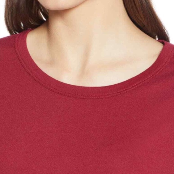 BP. Red Rumba Long Sleeve Crewneck with front Pocket Tee, Size XS, NWT - Picture 9 of 10